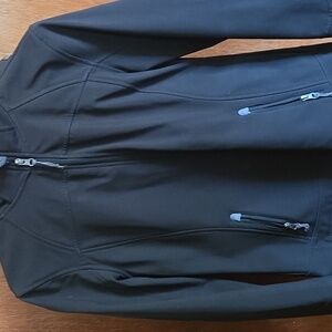 Free Country Small Women Black faux fur lined Jacket coat